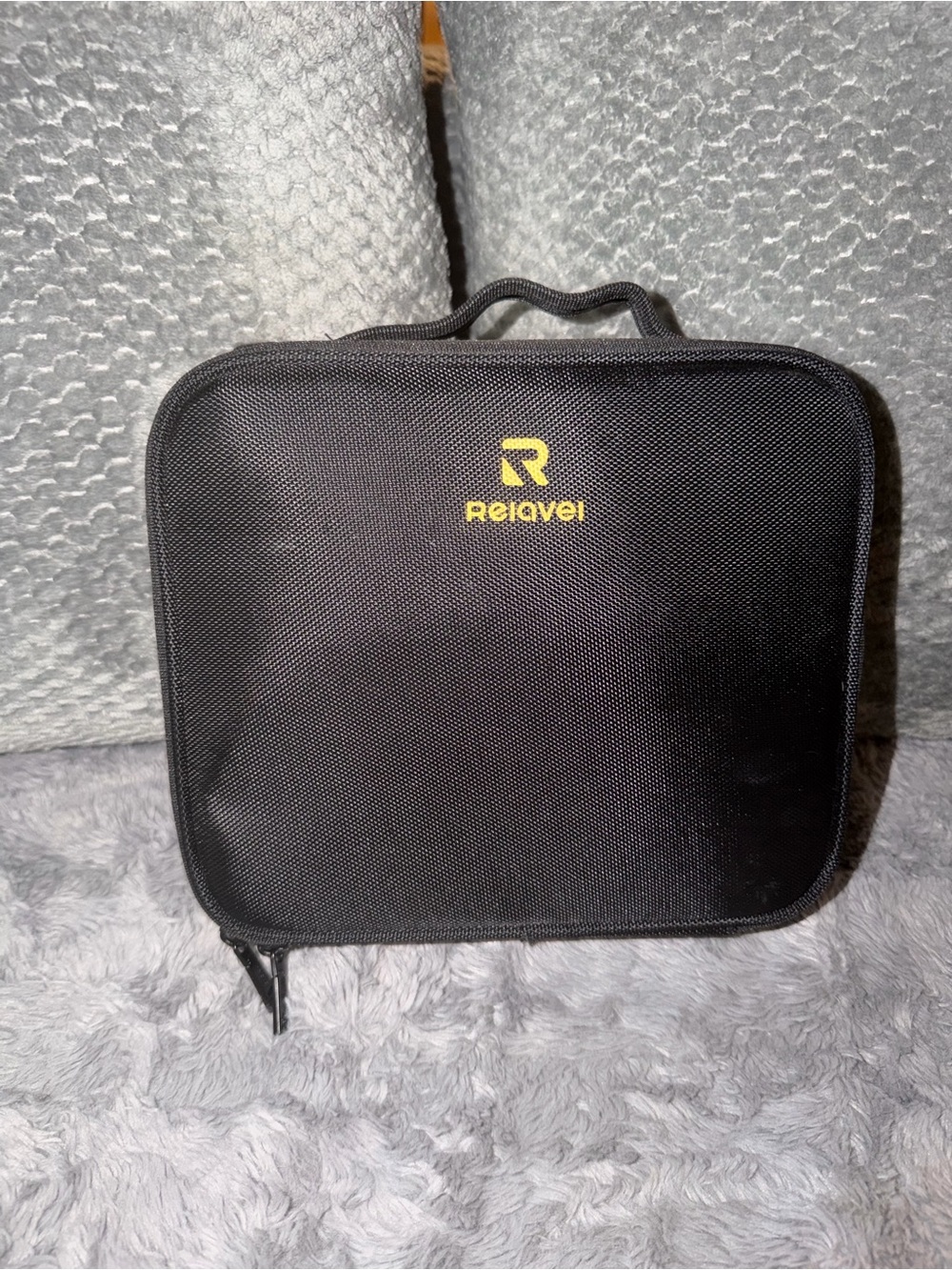 Relavel Black Travel makeup Organizer Carry Case